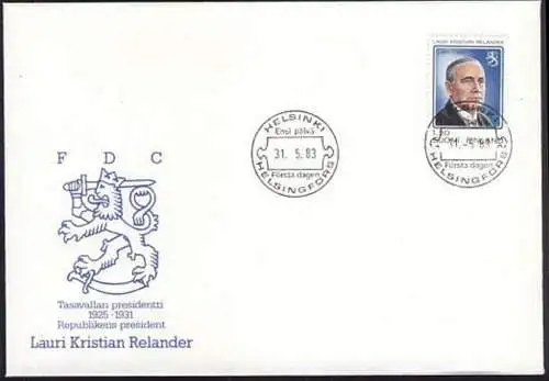 FINNLAND 1983 Mi-Nr. 928 FDC