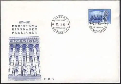 FINNLAND 1982 Mi-Nr. 902 FDC