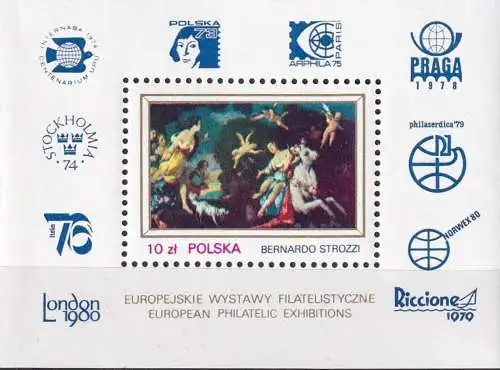 POLEN 1979 Mi-Nr. Block 78 ** MNH