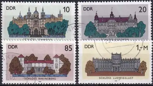 DDR 1986 Mi-Nr. 3032/35 o used