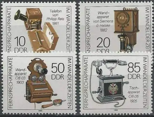 DDR 1989 Mi-Nr. 3226/29 ** MNH