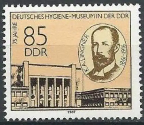 DDR 1987 Mi-Nr. 3089 ** MNH