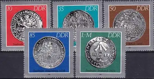 DDR 1986 Mi-Nr. 3040/44 ** MNH