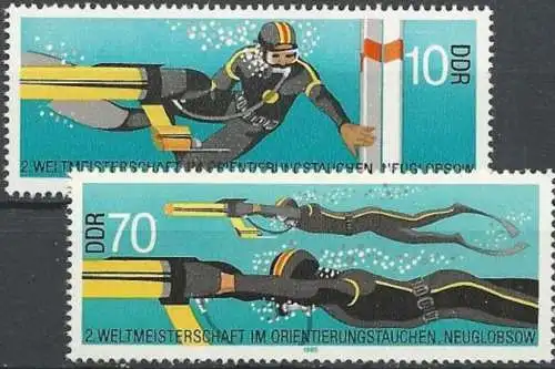 DDR 1985 Mi-Nr. 2961/62 ** MNH