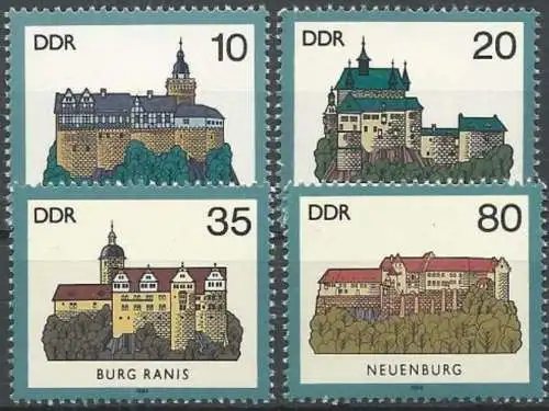 DDR 1984 Mi-Nr. 2910/13 ** MNH