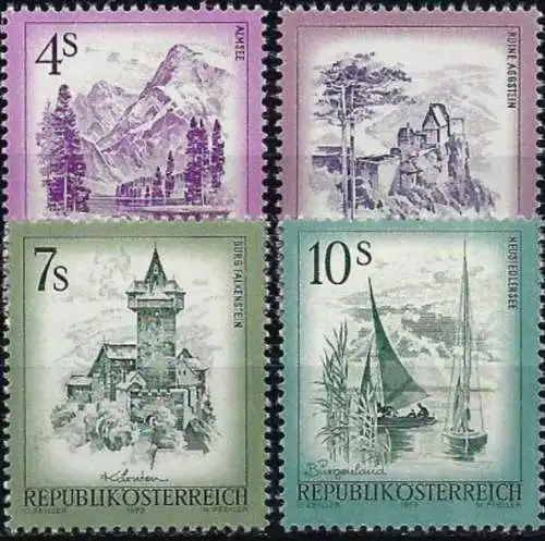ÖSTERREICH 1973 Mi-Nr. 1430/33 ** MNH