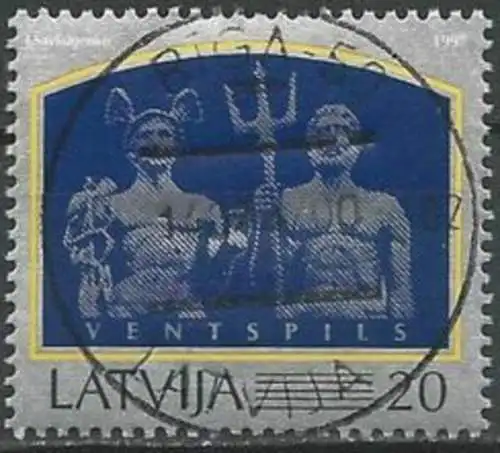 LETTLAND 1997 Mi-Nr. 458 o used - aus Abo