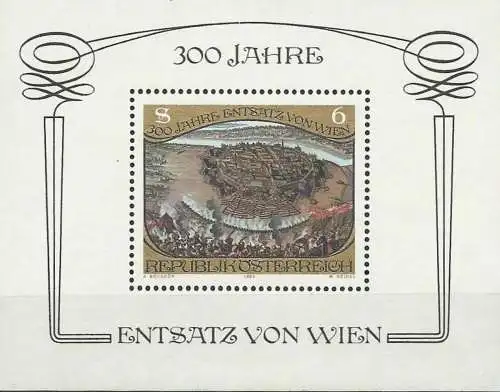 ÖSTERREICH 1983 Mi-Nr. Block 6 ** MNH