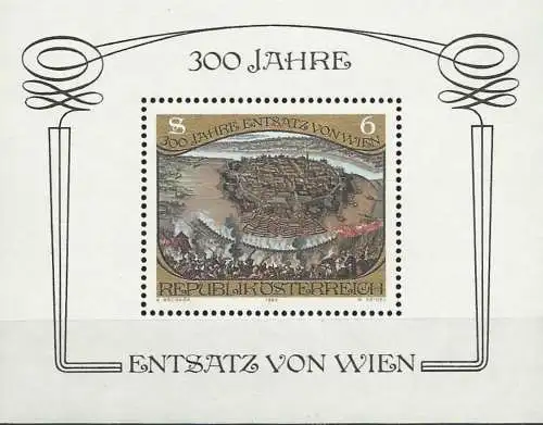 ÖSTERREICH 1983 Mi-Nr. Block 6 ** MNH