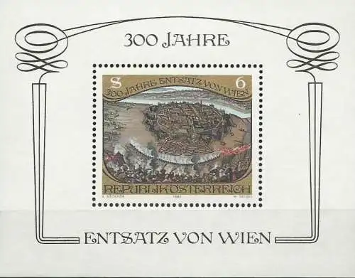 ÖSTERREICH 1983 Mi-Nr. Block 6 ** MNH