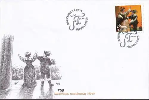 ALAND 2014 Mi-Nr. 386 FDC