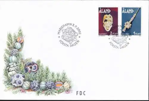 ALAND 2002 Mi-Nr. 210/11 FDC