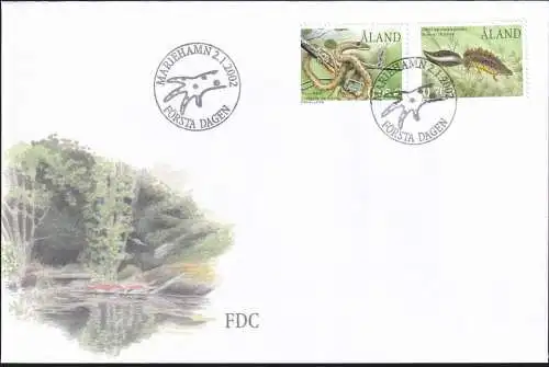 ALAND 2002 Mi-Nr. 199/00 FDC