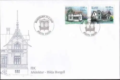 ALAND 2000 Mi-Nr. 179/80 FDC