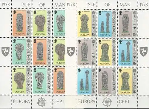 ISLE OF MAN 1978 Mi-Nr. 122/27 Kleinbbogen ** MNH