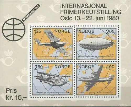 NORWEGEN 1979 Mi-Nr. Block 2 ** MNH