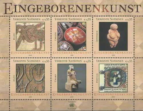UNO WIEN 2004 Mi-Nr. Block 18 ** MNH
