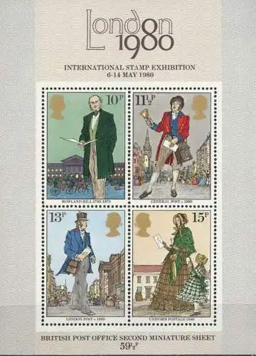 GROSSBRITANNIEN 1979 Mi-Nr. Block 2 ** MNH