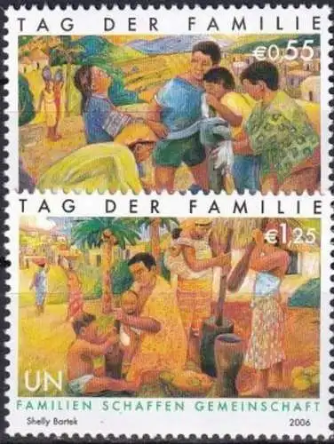 UNO WIEN 2006 Mi-Nr. 465/66 ** MNH