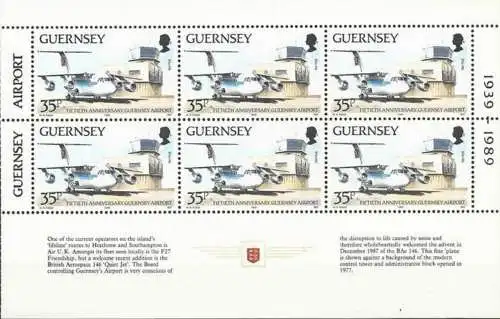 GUERNSEY 1989 Mi-Nr. 457 HBL ** MNH