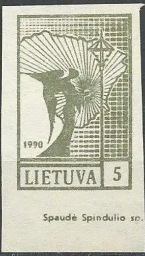 LITAUEN 1990 Mi-Nr. 457 b ** MNH