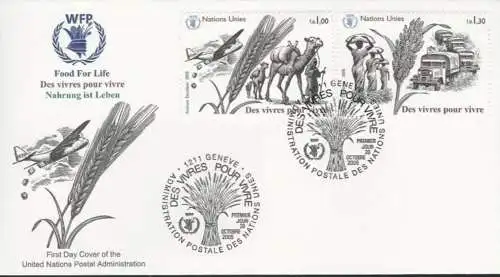 UNO GENF 2005 Mi-Nr. 528/29 FDC