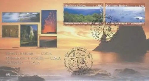 UNO GENF 2003 Mi-Nr. 473/74 FDC