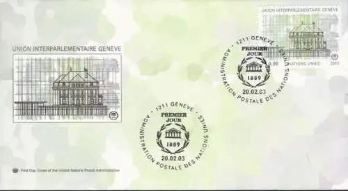 UNO GENF 2003 Mi-Nr. 465 FDC