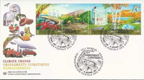 UNO GENF 2001 Mi-Nr. 428/31 FDC