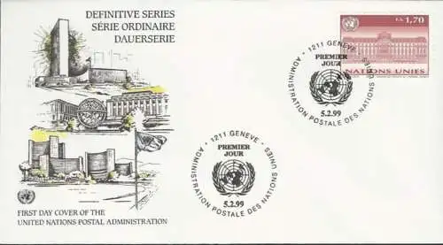 UNO GENF 1999 Mi-Nr. 360 FDC