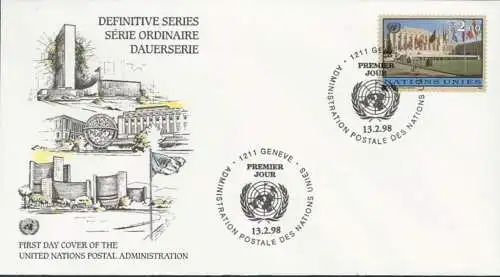 UNO GENF 1998 Mi-Nr. 329 FDC