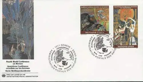 UNO GENF 1995 Mi-Nr. 271/72 FDC