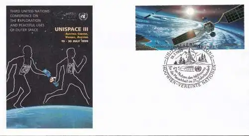 UNO WIEN 1999 Mi-Nr. 291/92 FDC