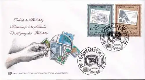 UNO WIEN 1997 Mi-Nr. 236/37 FDC