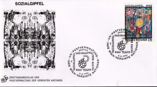 UNO WIEN 1995 Mi-Nr. 179 FDC