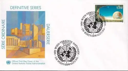 UNO WIEN 1990 Mi-Nr. 99 FDC