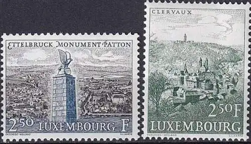 LUXEMBURG 1961 Mi-Nr. 641/42 ** MNH