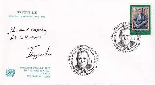 UNO WIEN 1987 Mi-Nr. 68 FDC