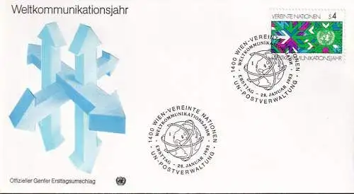 UNO WIEN 1983 Mi-Nr. 29 FDC