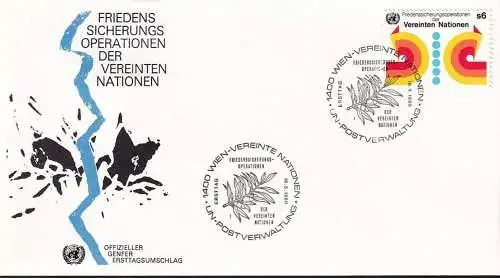 UNO WIEN 1980 Mi-Nr. 11 FDC
