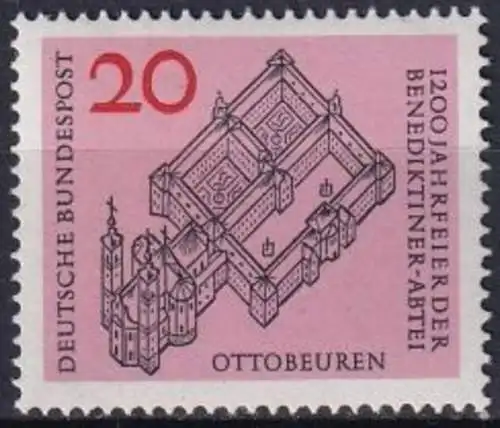 DEUTSCHLAND 1964 Mi-Nr. 428 ** MNH