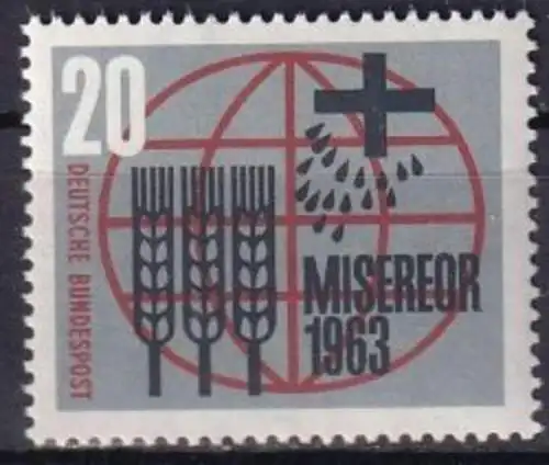 DEUTSCHLAND 1963 Mi-Nr. 392 ** MNH