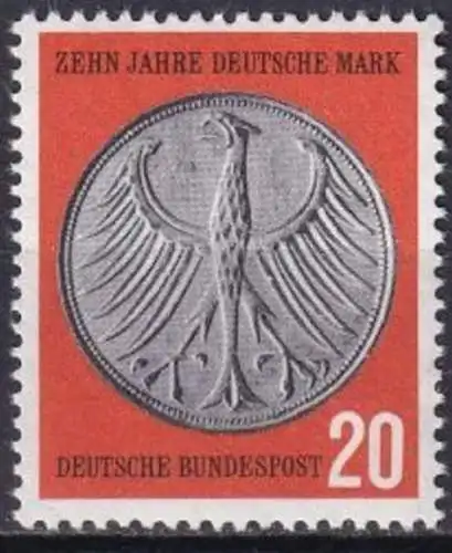 DEUTSCHLAND 1958 Mi-Nr. 291 ** MNH