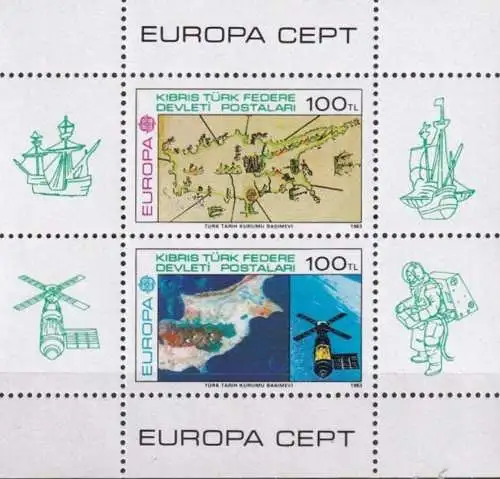 TÜRK. ZYPERN 1983 Mi-Nr. Block 4 ** MNH