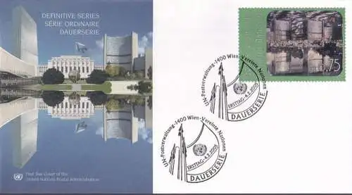 UNO WIEN 2005 Mi-Nr. 434 FDC