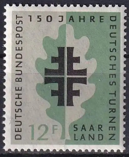 SAARLAND 1958 Mi-Nr. 437 ** MNH