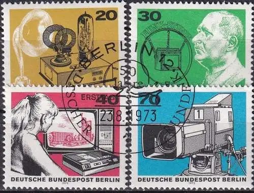 BERLIN 1973 Mi-Nr. 455/58 o used - aus Abo