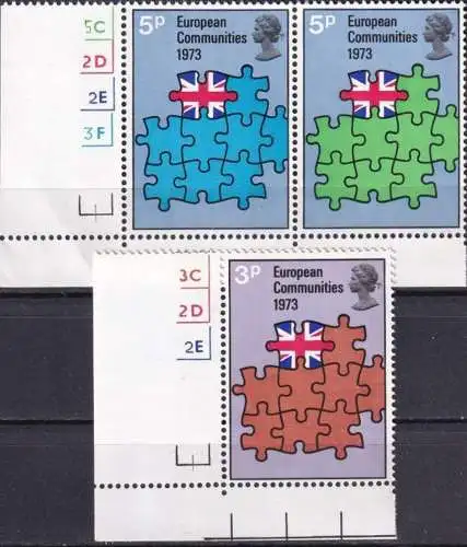 GROSSBRITANNIEN 1973 Mi-Nr. 612/14 ** MNH