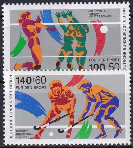 BERLIN 1989 Mi-Nr. 836/37 ** MNH