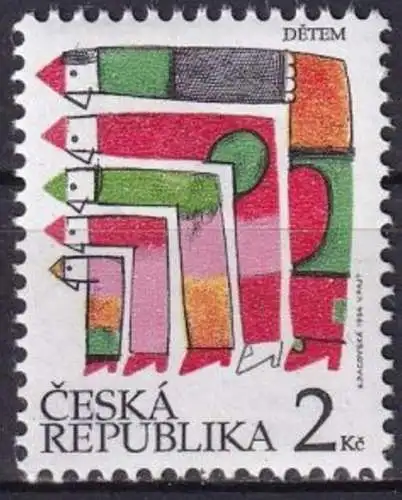TSCHECHISCHE REPUBLIK 1994 Mi-Nr. 44 ** MNH